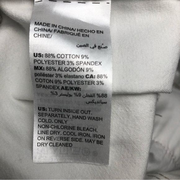 White House Black Market (WHBM) Low Rise Coated Skinny Ankle Jean Silver - Picture 9 of 9